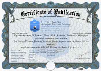 global journal of science frontier research
