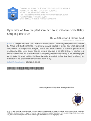 Dynamics of Two Coupled van der Pol Oscillators with Delay Coupling Revisited