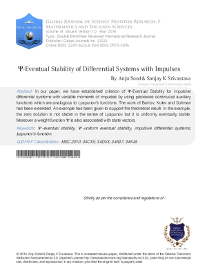 I -Eventual Stability of Differential Systems with Impulses