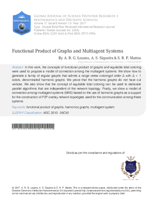 Functional Product of Graphs and Multiagent Systems