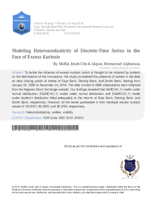 Modeling Heteroscedasticity of Discrete-Time Series in the Face of Excess Kurtosis