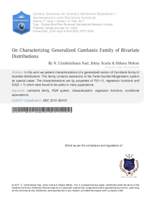 On Characterizing Generalized Cambanis Family of Bivariate Distributions