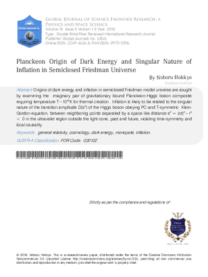Planckeon Origin of Dark Energy and Singular Nature of Inflation in Semiclosed Friedman Universe