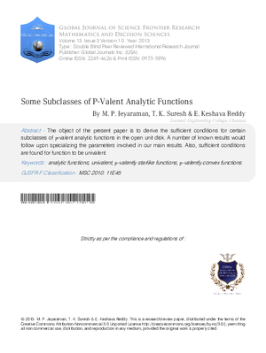 Some Subclasses of P-Valent Analytic Functions