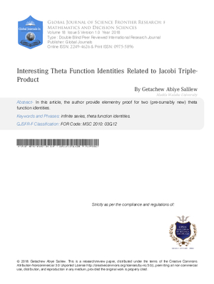 Interesting Theta Function Identities Related to Jacobi Triple-Product