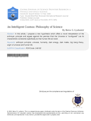 An Intelligent Cosmos: Philosophy of Science