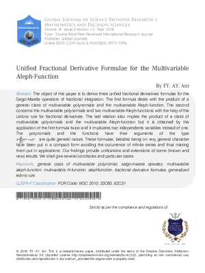 Unified Fractional Derivative Formulae for the Multivariable Aleph-Function