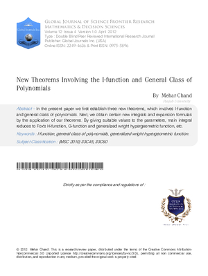New Theorems Involving The I-function and General Class of Polynomials