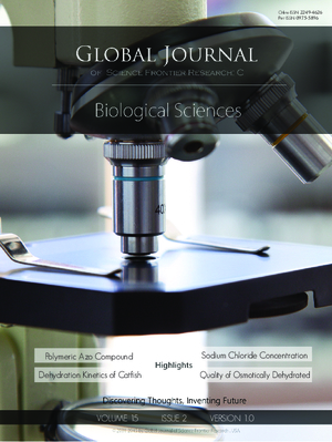 GJSFR-C Biology: Volume 15 Issue C2