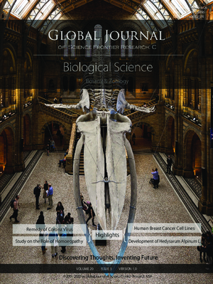 GJSFR-C Biology: Volume 20 Issue C3