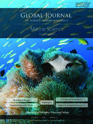 GJSFR-E Marine: Volume 18 Issue E1