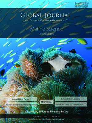 GJSFR-E Marine Science: Volume 23 Issue E1
