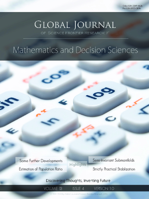 GJSFR-F Mathematics: Volume 13 Issue F4