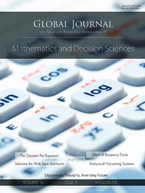 GJSFR-F Mathematics: Volume 14 Issue F3