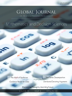 GJSFR-F Mathematics: Volume 15 Issue F9