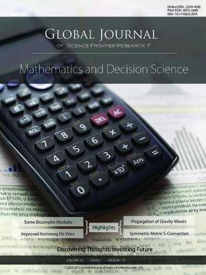 GJSFR-F Mathematics: Volume 16 Issue F3