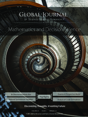 GJSFR-F Mathematics: Volume 20 Issue F9
