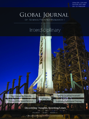 GJSFR-I Interdisciplinary: Volume 20 Issue I4