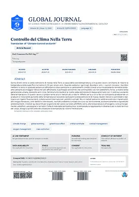 Controllo del Clima Nella Terra