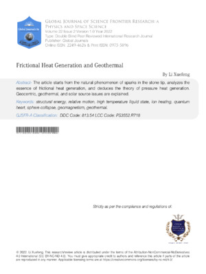 Frictional Heat Generation and Geothermal
