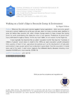 Walking on a Knifes Edge to Reconcile Energy and Amp Environment