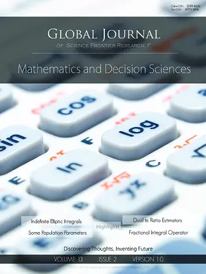 GJSFR, Volume 13, Issue 8 (F2), Year 2013