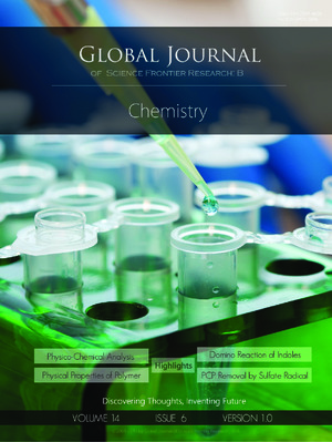 GJSFR-B Chemistry: Volume 14 Issue B6