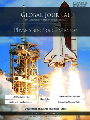 GJSFR-A Physics & Space Science: Volume 16 Issue A1