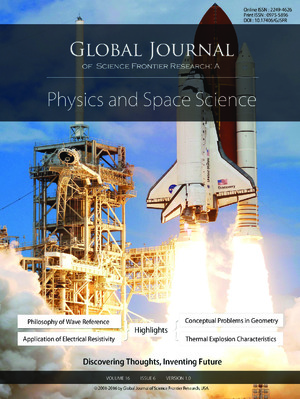 GJSFR-A Physics & Space Science: Volume 16 Issue A6