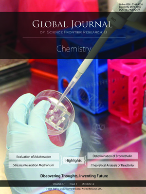 GJSFR-B Chemistry: Volume 17 Issue B1