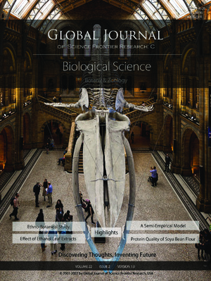 GJSFR-C Biological Science: Volume 22 Issue C2