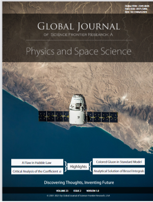           View Vol. 23 No. A2 (2023): GJSFR-A Physics & Space Science: Volume 23 Issue A2
        
