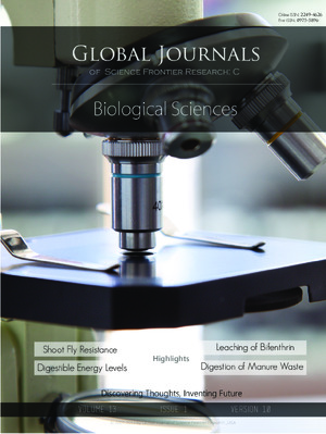 GJSFR, Volume 13, Issue 6 (C1), Year 2013