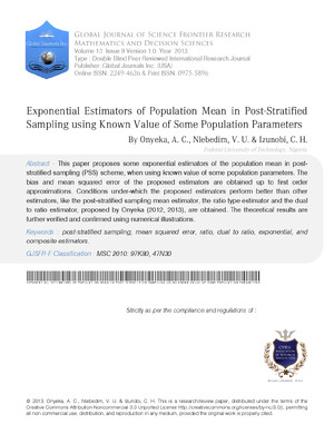 Exponential Estimators of Population Mean in Post-Stratified Sampling using Known Value of Some Population Parameters