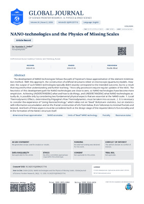 NANO-Technologies and the Physics of Missing Scales