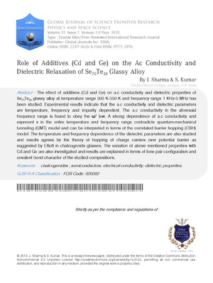 Role of Additives (Cd and Ge) On the Ac Conductivity and Dielectric Relaxation of Se70Te30 Glassy Alloy