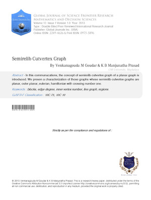 Semirelib Cutvertex Graph