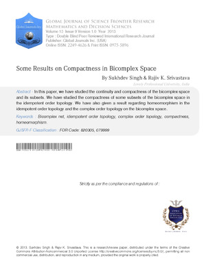 Some Results on Compactness in Bicomplex Space
