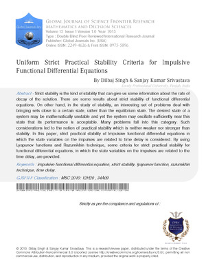 Uniform Strict Practical Stability Criteria for Impulsive Functional Differential Equations